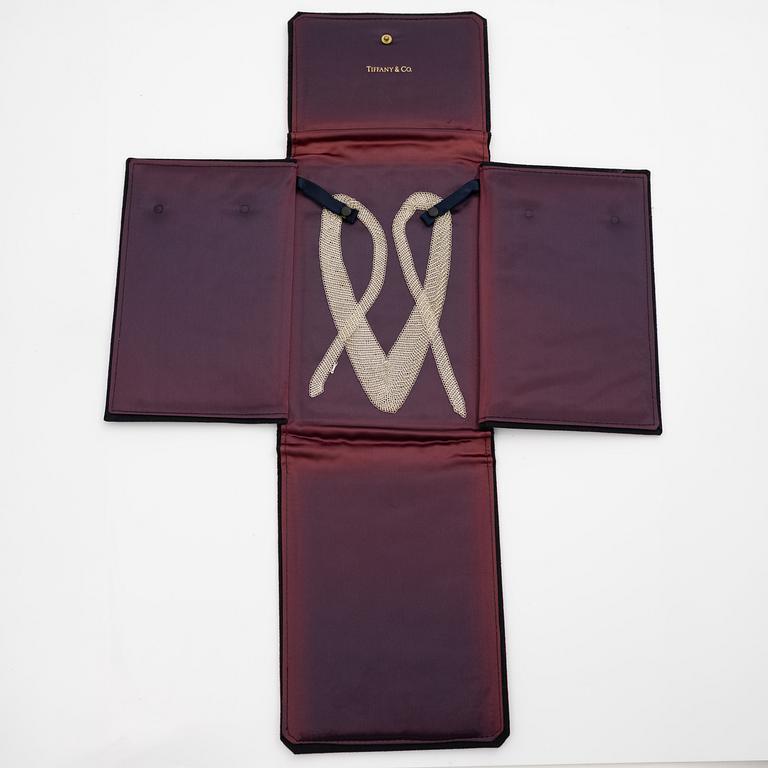 Tiffany & Co, Elsa Peretti, collier, "Mesh scarf", sterling silver.