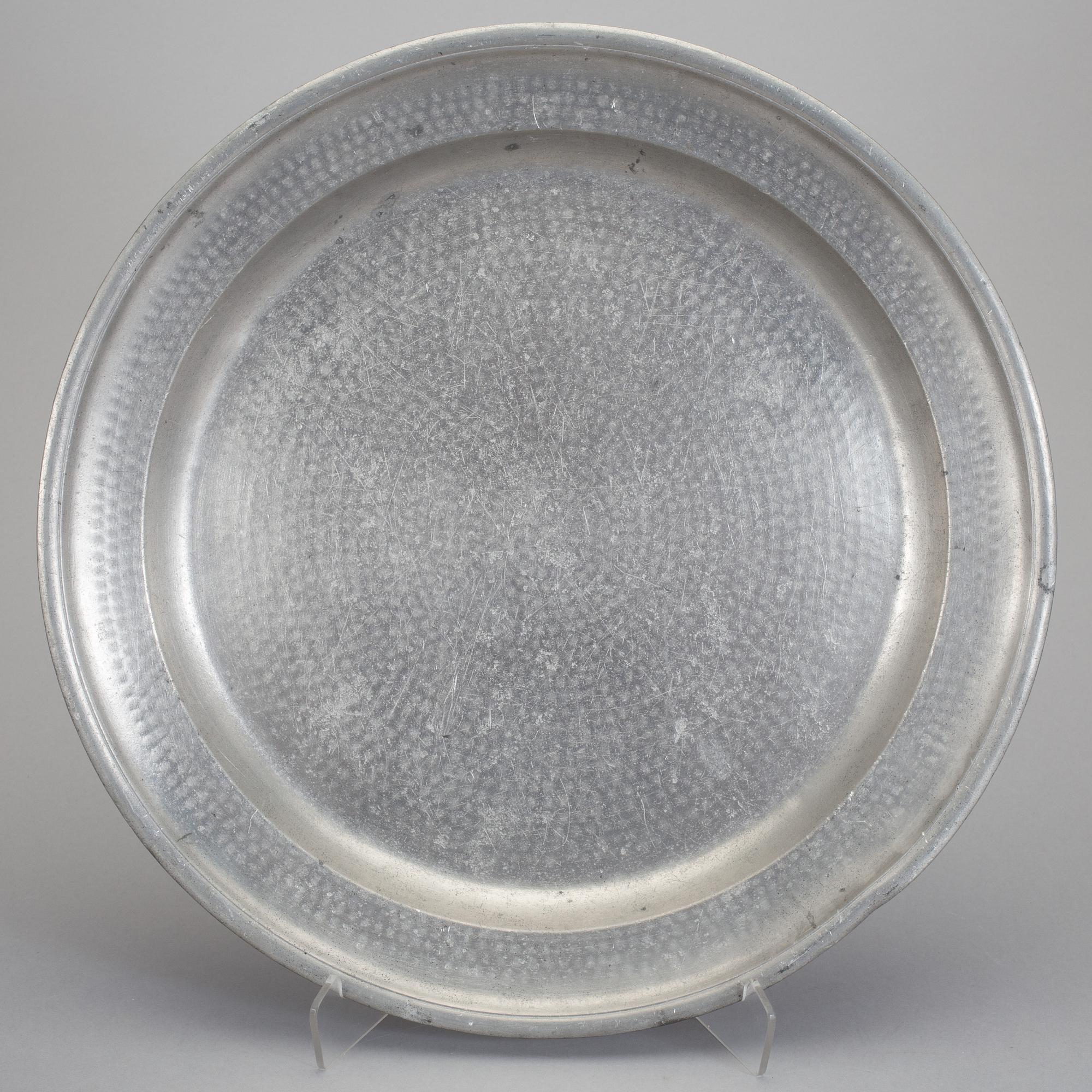 FAT, 7 stycken, tenn, bla Samuel Marnel, Stockholm, (1748-1775).