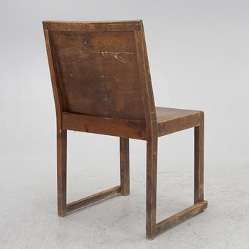 A functionalist chair, 1930s.