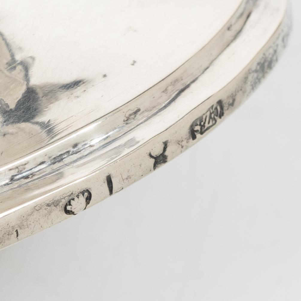 Carl Zacharias Schultz, gräddkanna, silver, (verksam 1819-1847) Tavastehus, Finland.