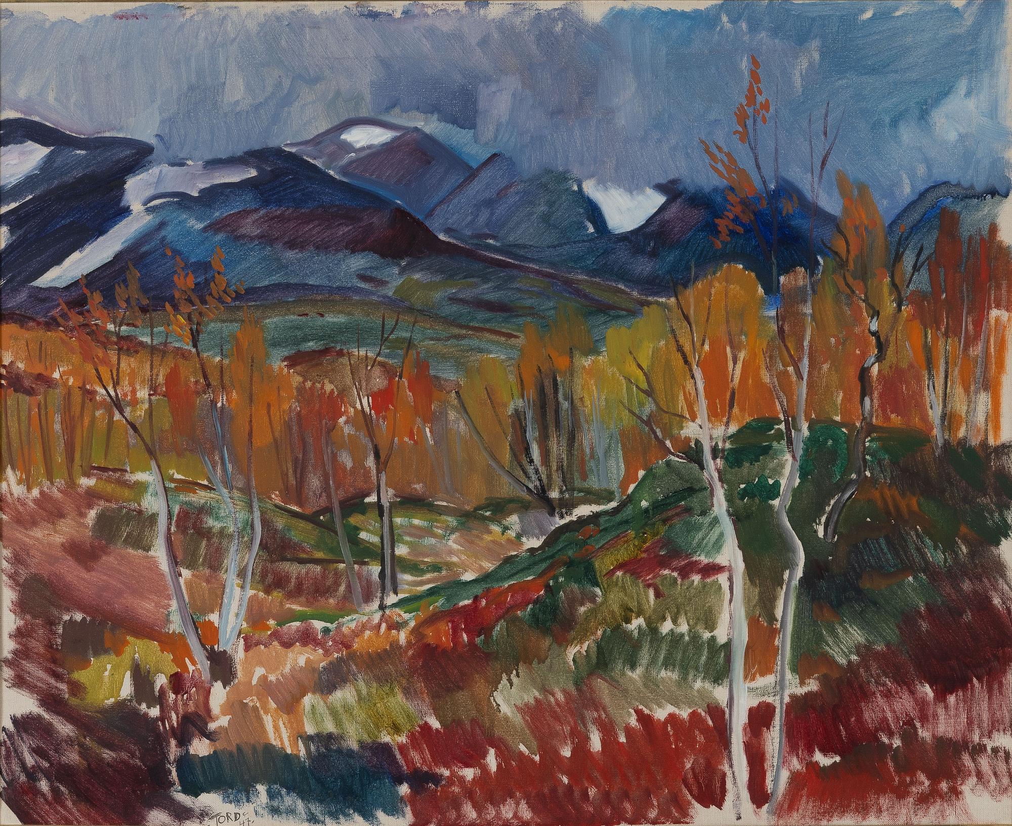Tord Leander-Engström, Autumn Landscape.