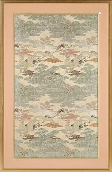 SIDENBRODERI, Japan. 1900-tal.