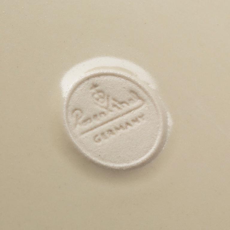 FONDUESET, 9 delar, porslin, "Flash One" Dorothy Hafner, Rosenthal.