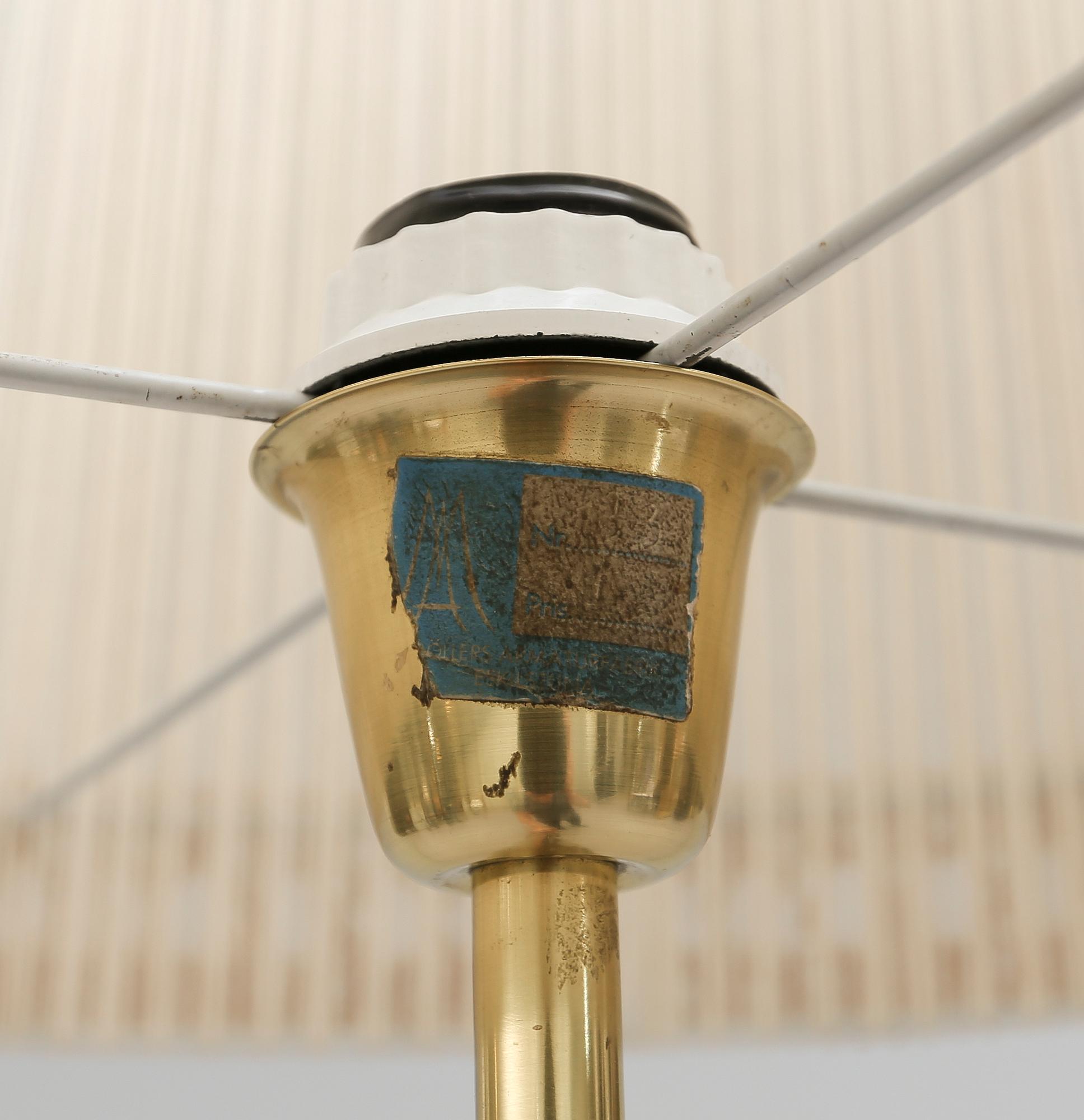 GOLVLAMPA, Möllers Armaturfabrik Eskilstuna, 1950-tal.