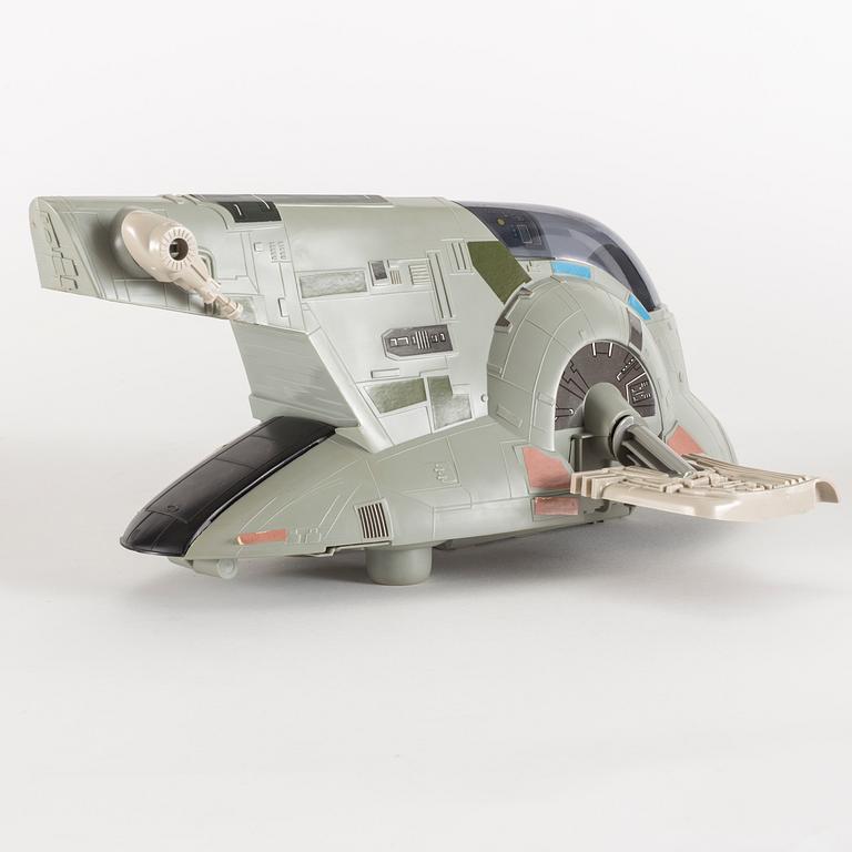 STAR WARS, Slave 1, Cloud Car, Vehicle Maintenance Energizer samt Tri-pod laser cannon i kartonger, Kenner, 1980-tal.