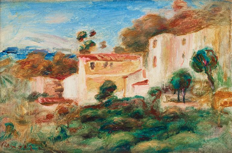 Pierre-Auguste Renoir, "La maison de la poste à Cagnes".