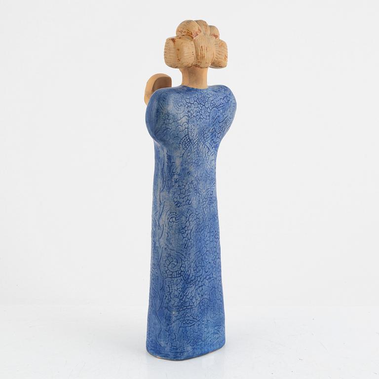 Lisa Larson, a "Teater" stoneware sculpture, K-Studion, Gustavsberg, Sweden.