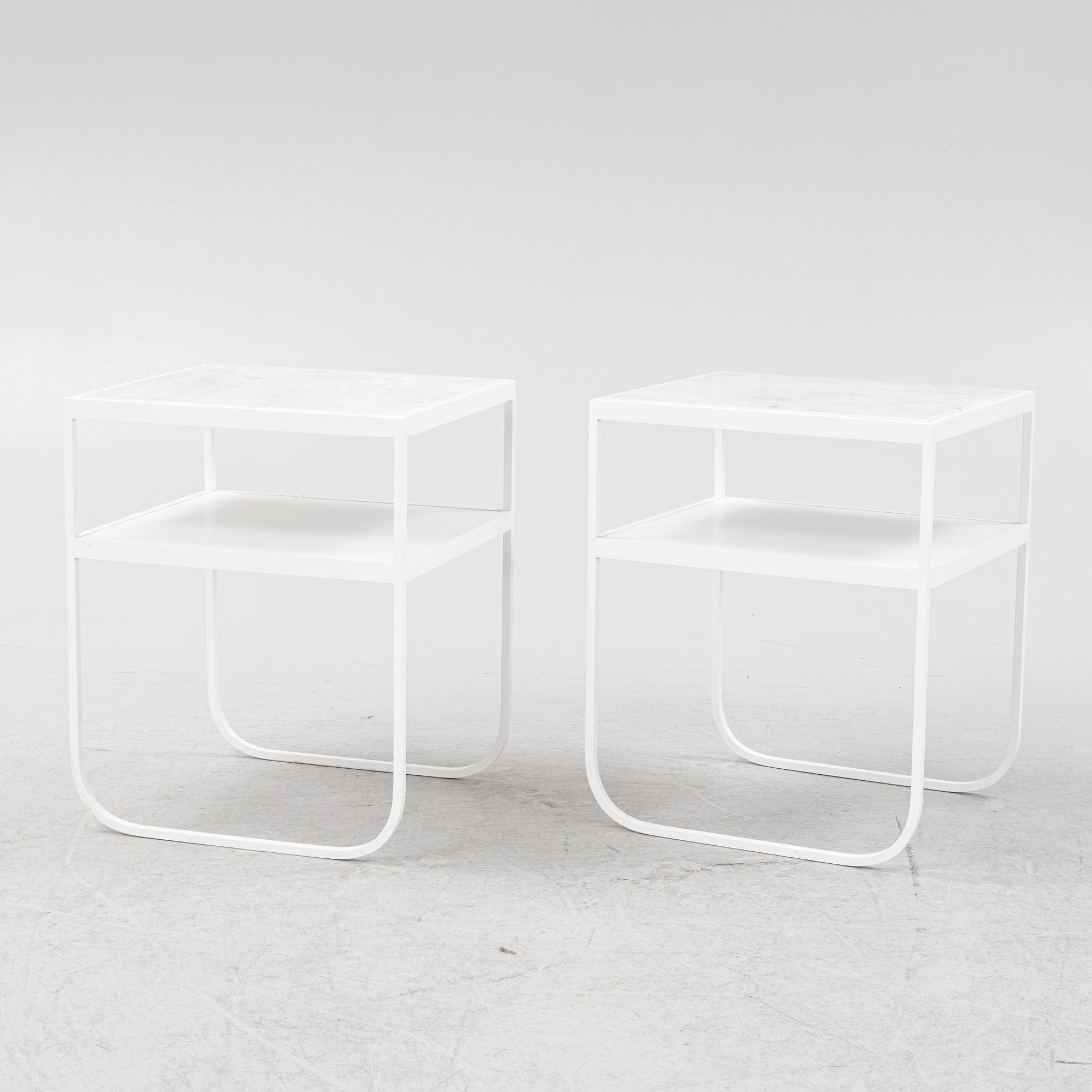 Mats Broberg & Johan Ridderstråle, nattduksbord, ett par, "Nati Tati", Asplund.