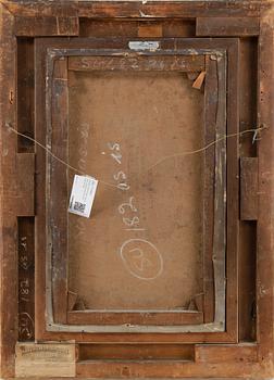 OKÄND KONSTNÄR, olja på duk, otydligt signerad och daterad 1914.