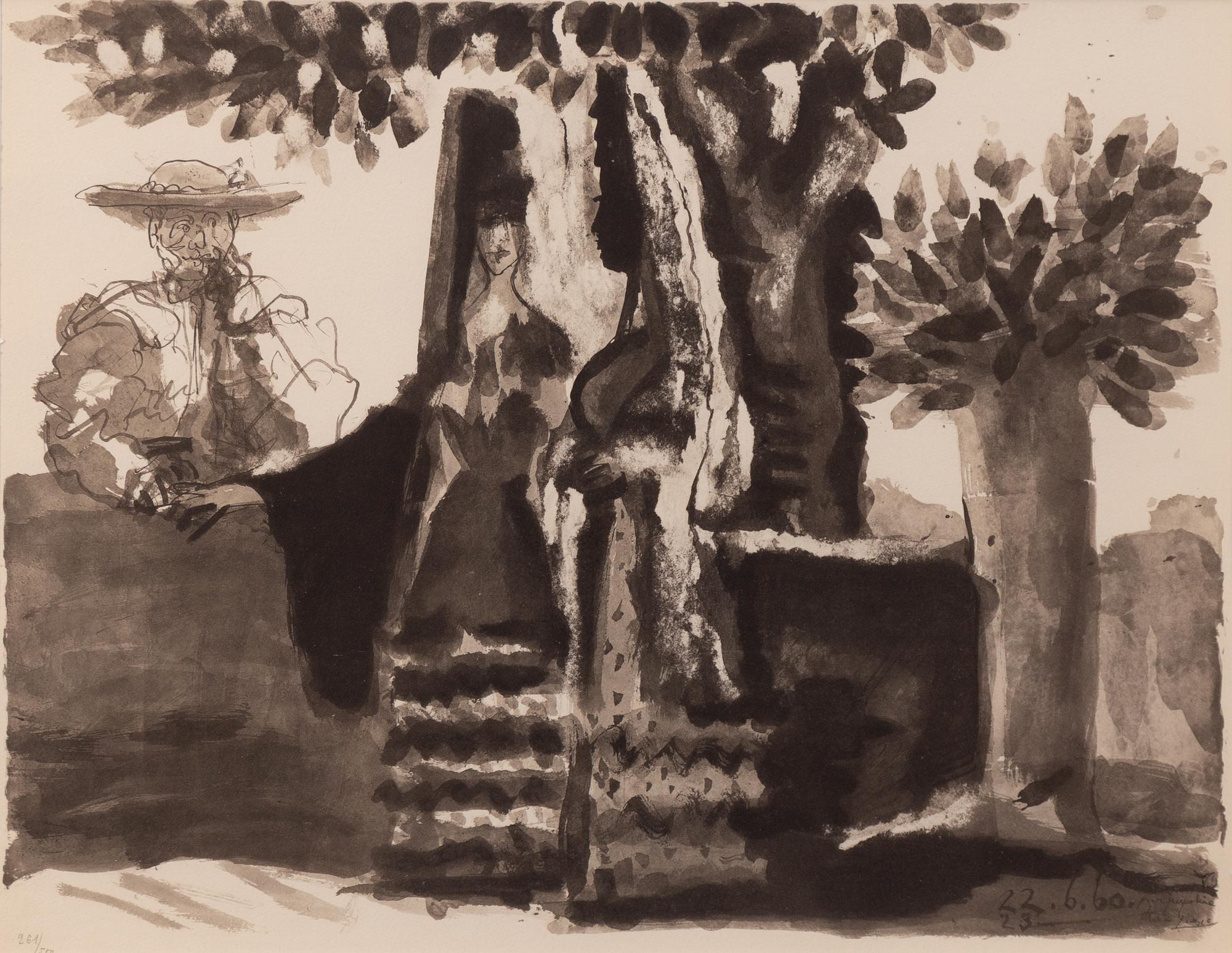 Pablo Picasso, efter, pochoir, signerad i trycket och numrerad 261/500.