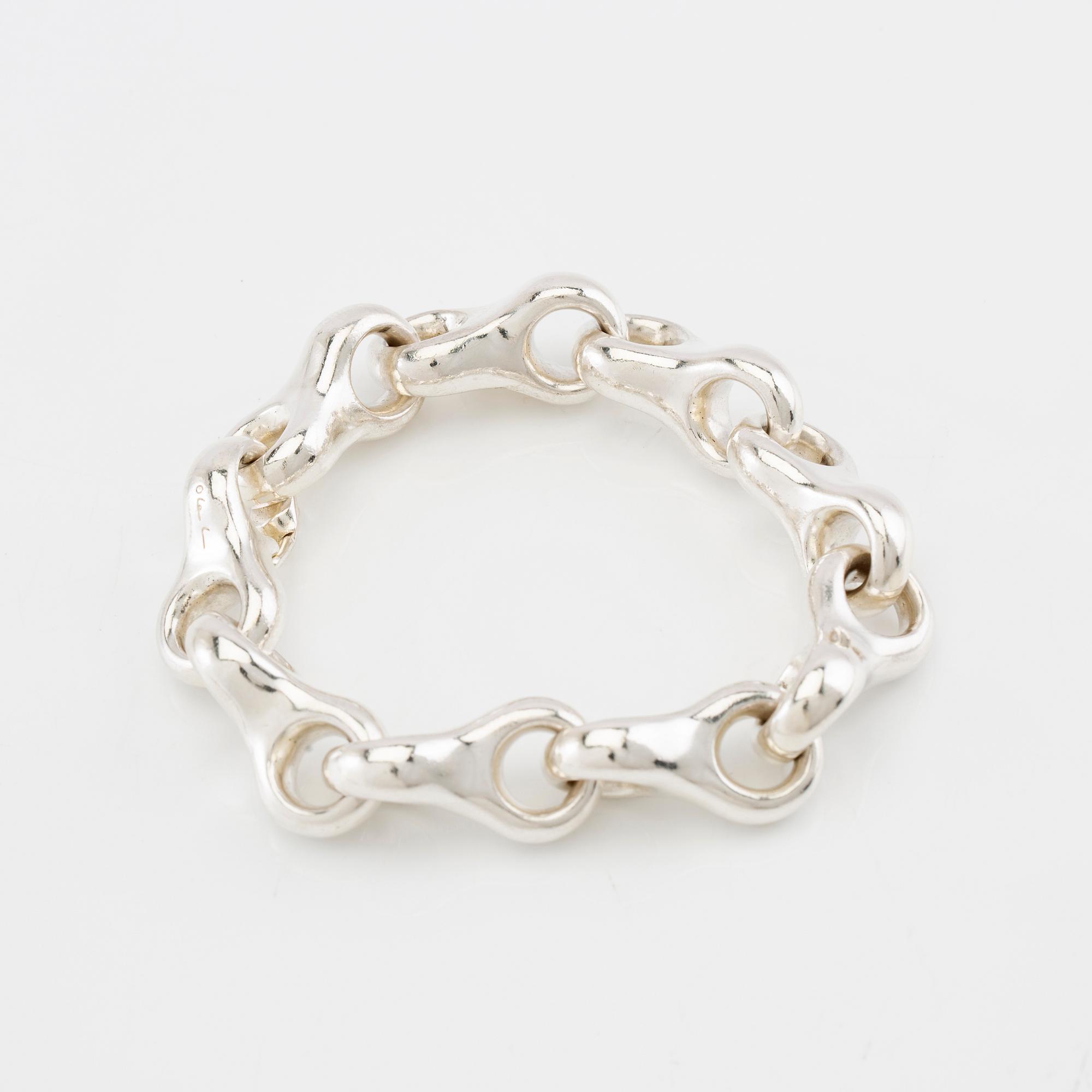 Ole Lynggaard, armband "Giga" silver.