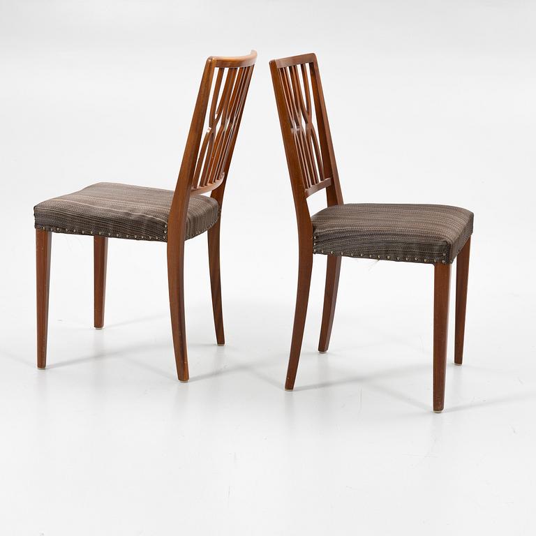 Chairs, 8 pcs, mid-20th century.