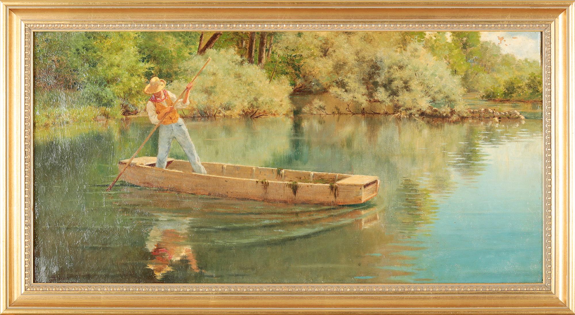 DOMENICO MAZZONI,  oil on canvas, signed M Dazzont, 19th century.