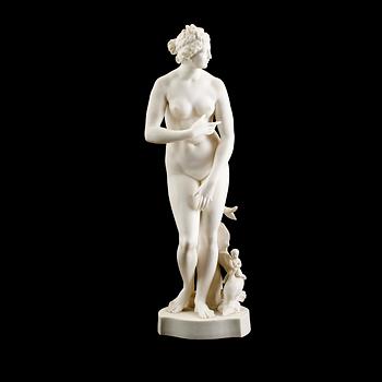 FIGUR, parian, Gustafsberg 1891.