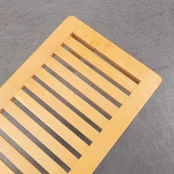 A model 153 birch bench by Alvar Aalto for Artek. designed 1945.