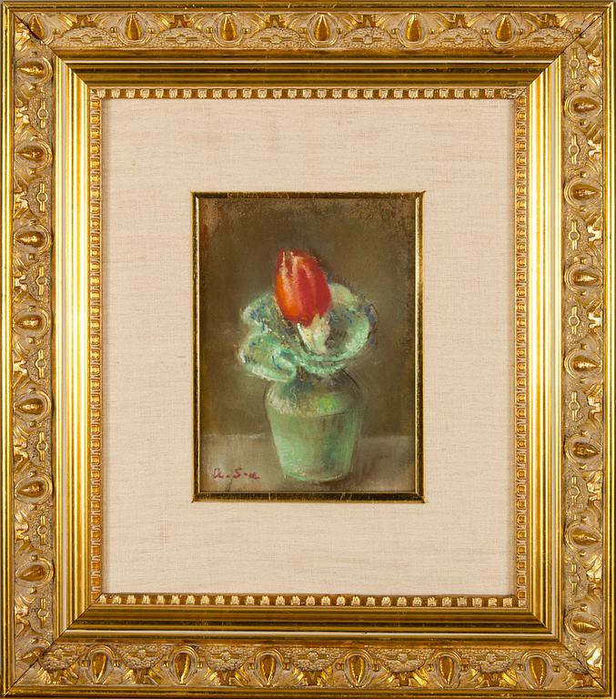ANNA SNELLMAN, pastell, signerad.