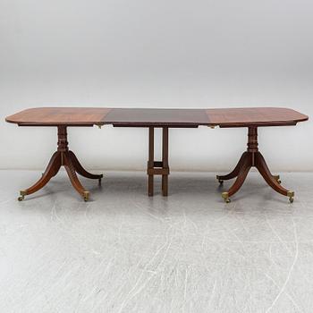 A Regency-style dinner table, second half of the 20th century.