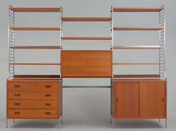 BOKHYLLA, "Stringhyllan" Nisse Strinning, String Design AB, 1966.