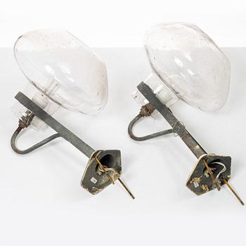 Vägglampor, ett par, Swedish Modern, ASEA, 1900-talets mitt.