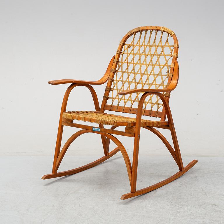 A 1950-/60´s rocking chair by SnoCraft, Norway Maine.