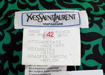 An Yves Saint Laurent blouse.