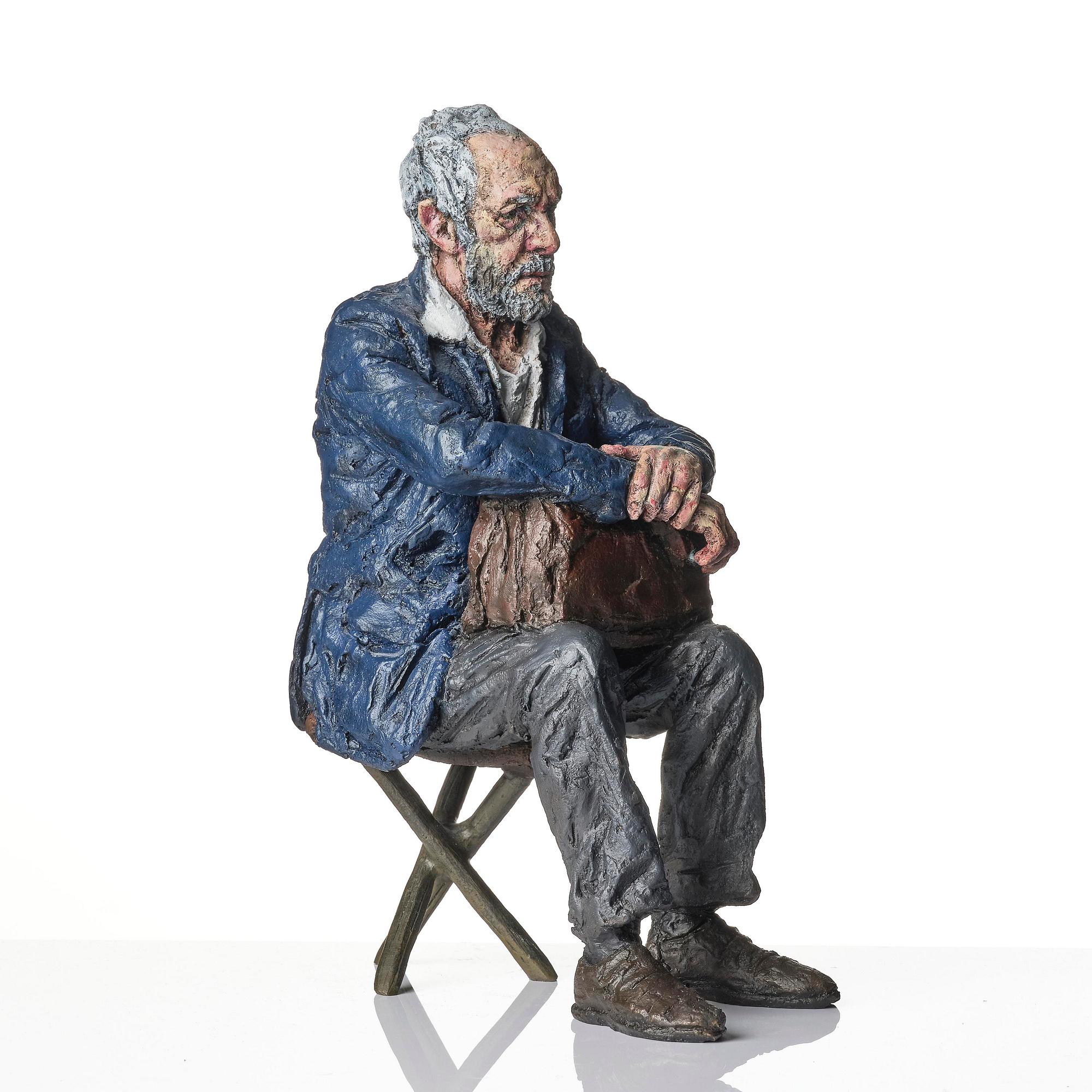 Sean Henry, "Maquette for Seated Figure".