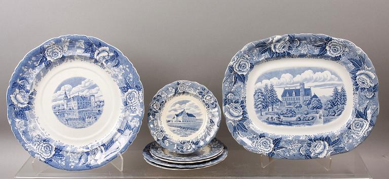 MATSERVISDELAR, 17 delar, porslin, "Skåne", Rörstrand.