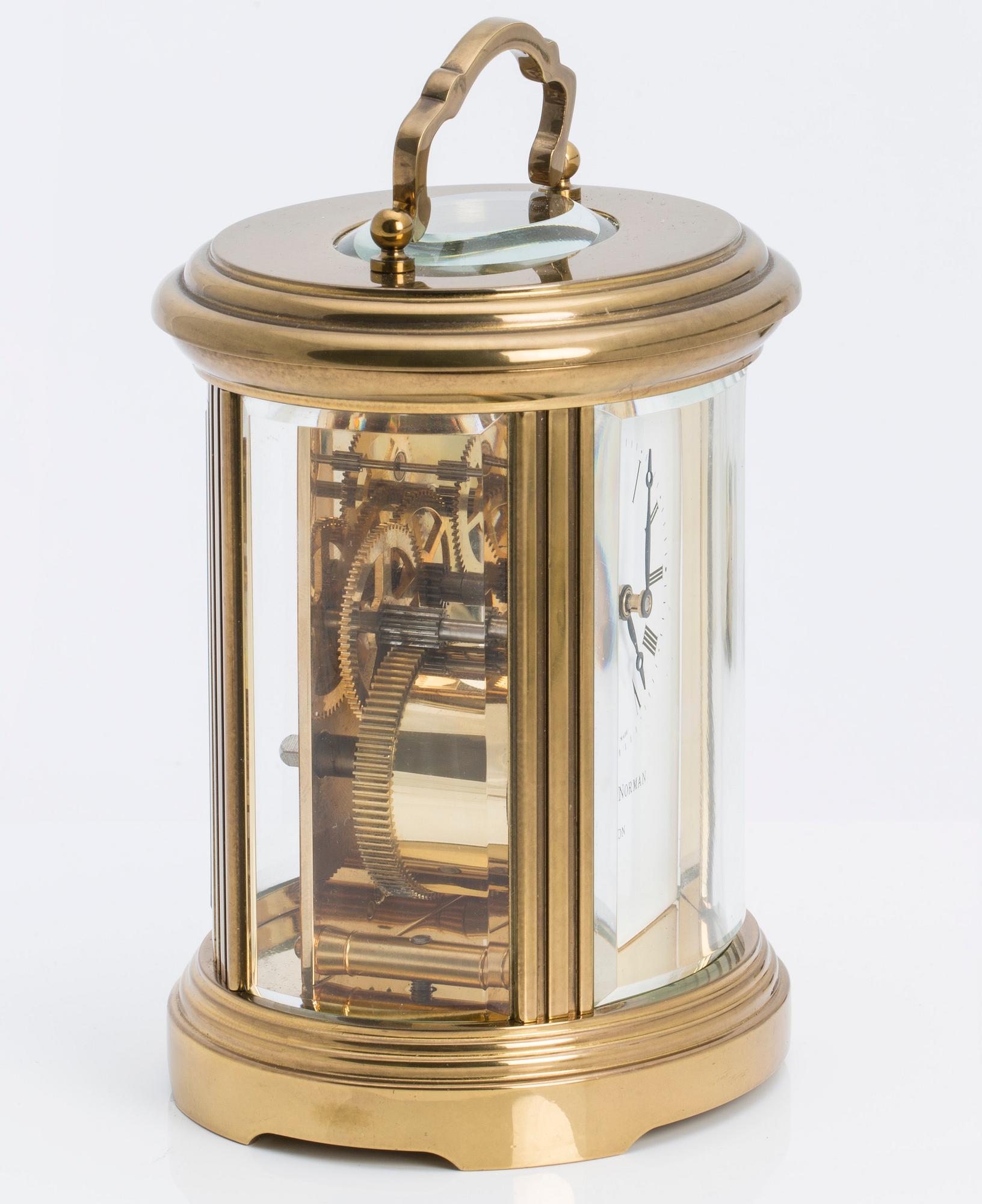 A TABLE CLOCK BY MATTHEW NORMAN LONDON.