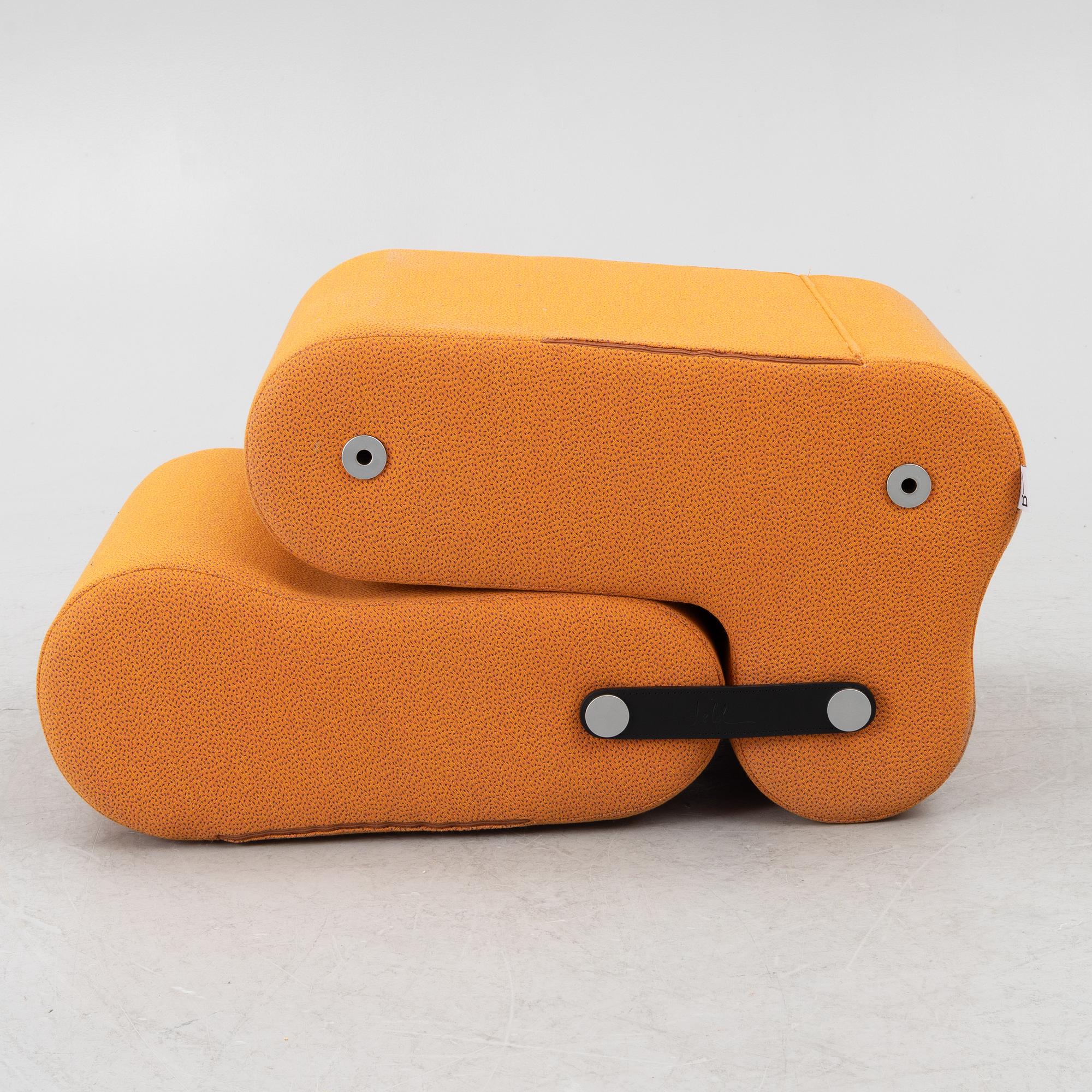 Joe Colombo, a 'Multichair' lounge chair, B-Line, Italy.