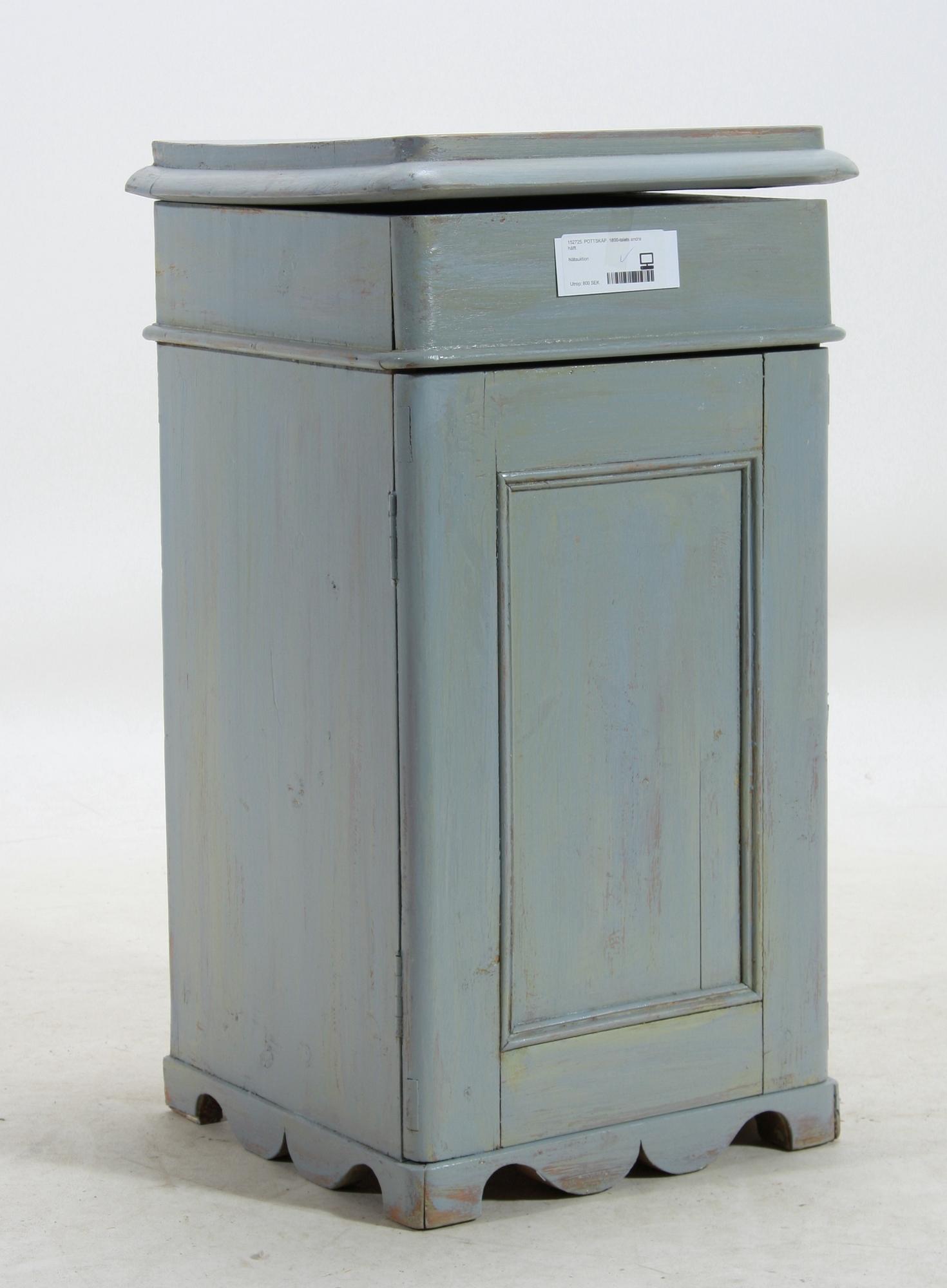 POTTSKÅP. 1800-talets andra hälft.