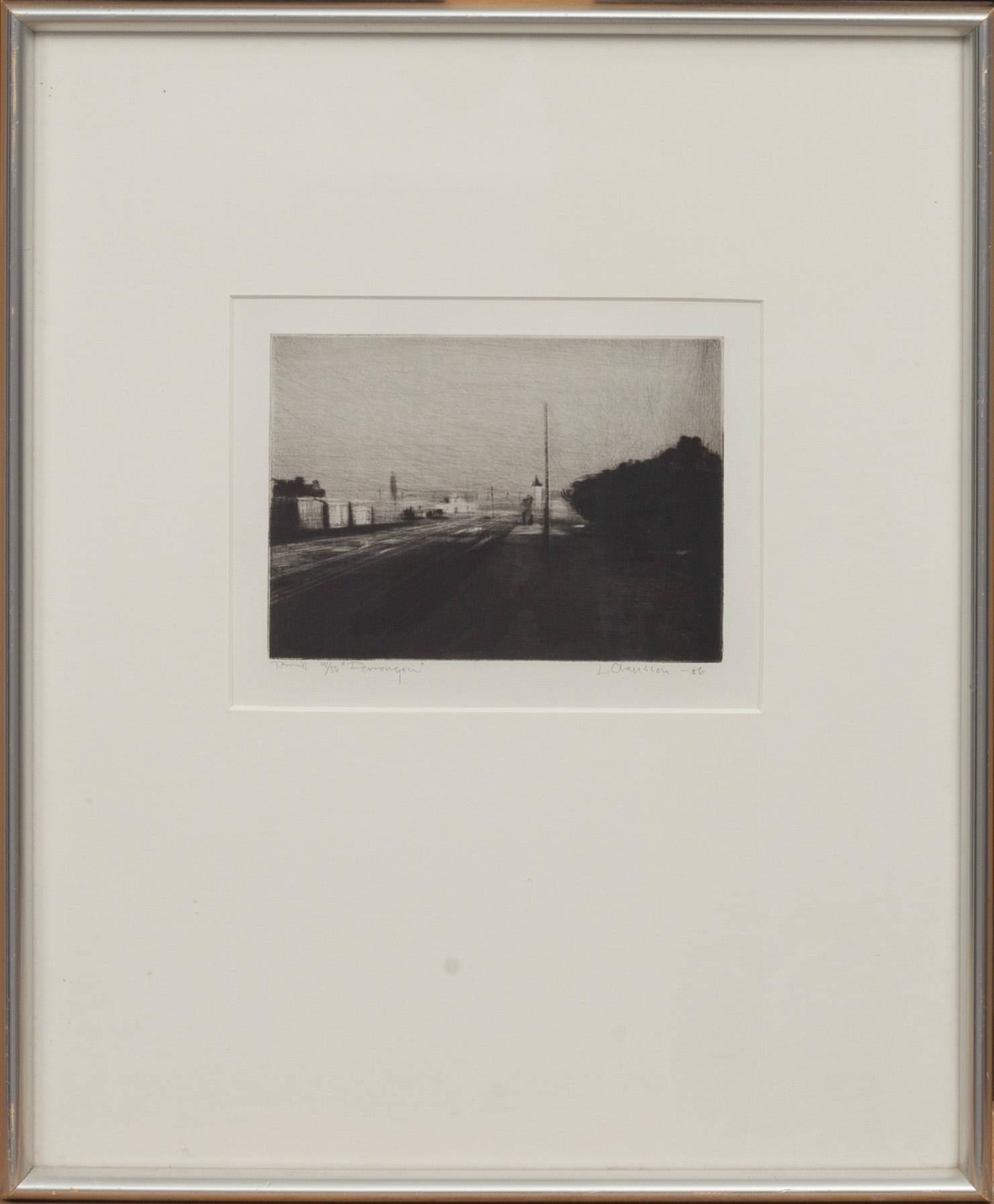 LEIF OLAUSSON , torrnål. Signerad och numrerad 41/50.