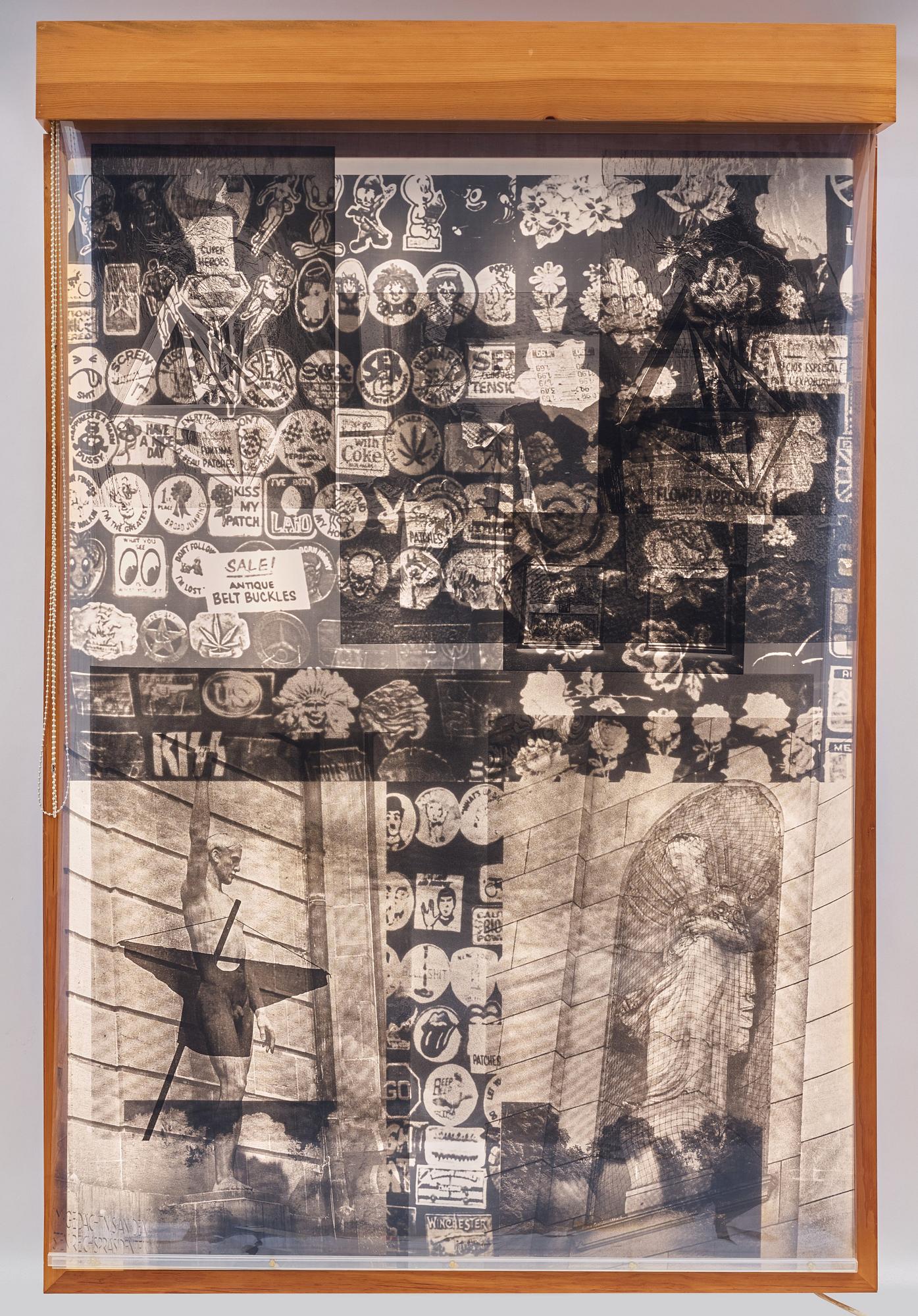 Robert Rauschenberg, "Sling-Shots lit #6, Black State".