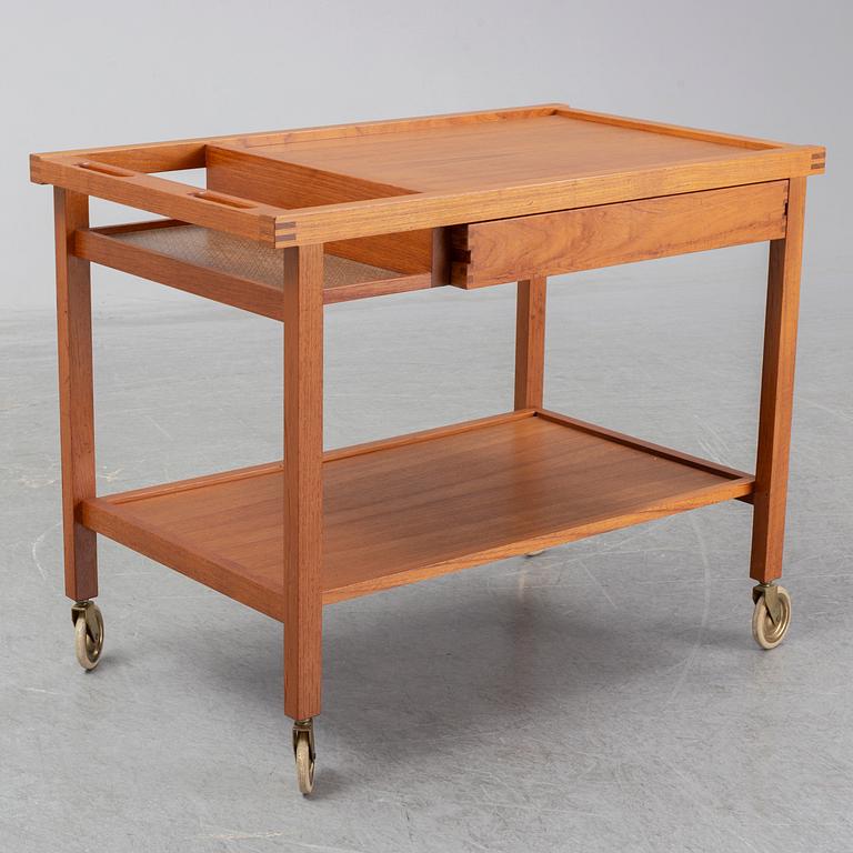 A 'Boy' teak drinks trolley from DS-möbler, 1950's/60's.