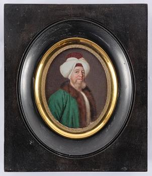 Jean Étienne Liotard, "Claude Alexandre de Bonneval" ("Achmet Pacha") (1675-1747).