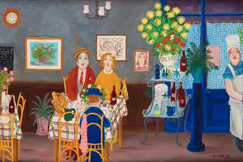 836. Lennart Jirlow, På restaurangen.