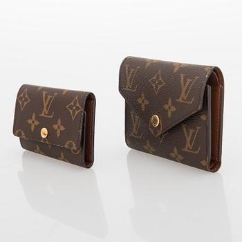 Louis Vuitton, A Monogram 'Victorine' Wallet and Monogram '6 key holder'.