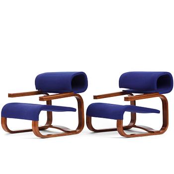 Jan Bocan, a pair of easy chairs, Thonet, provenance the Czechoslovakian embassy in Stockholm 1972.