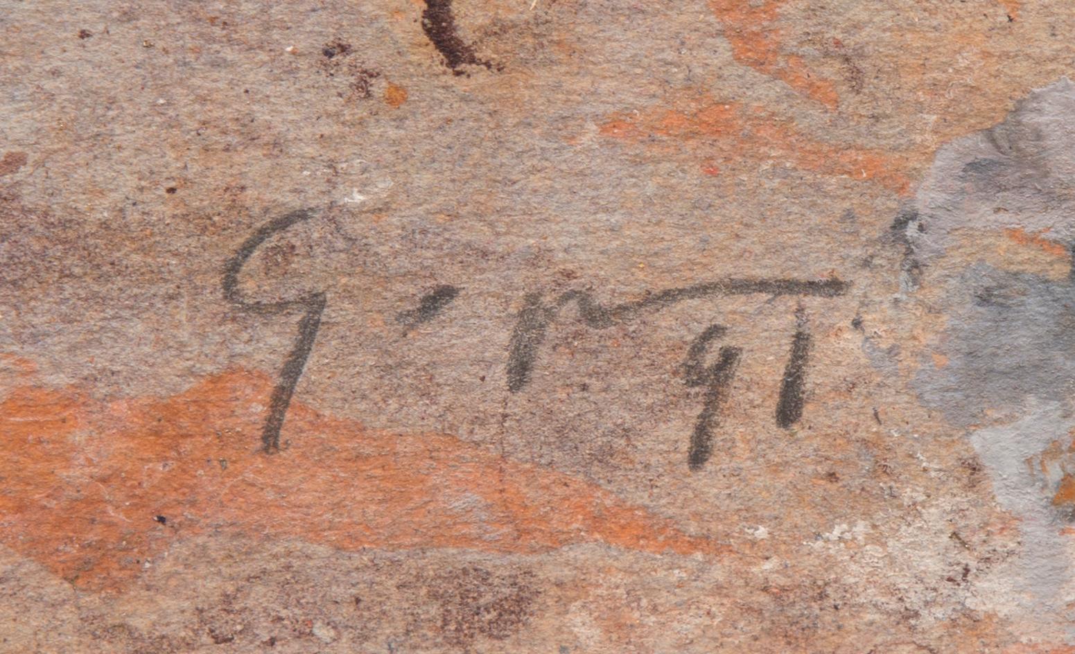 JUAN GOPAR, Octubre. Sign. och dat. -91.