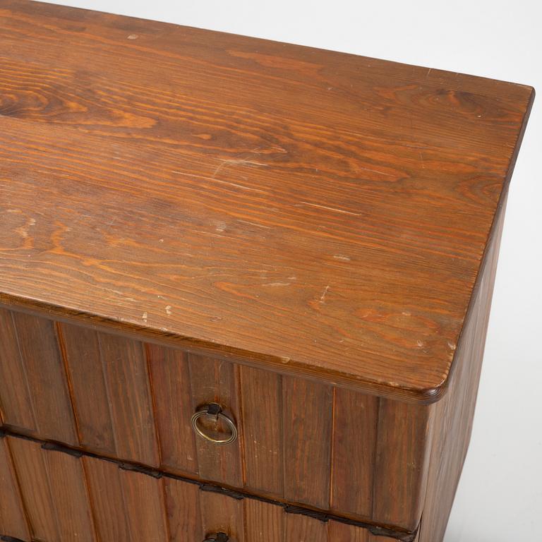 Göran Malmvall, chest of drawers, Svensk Fur, mid 20th century.