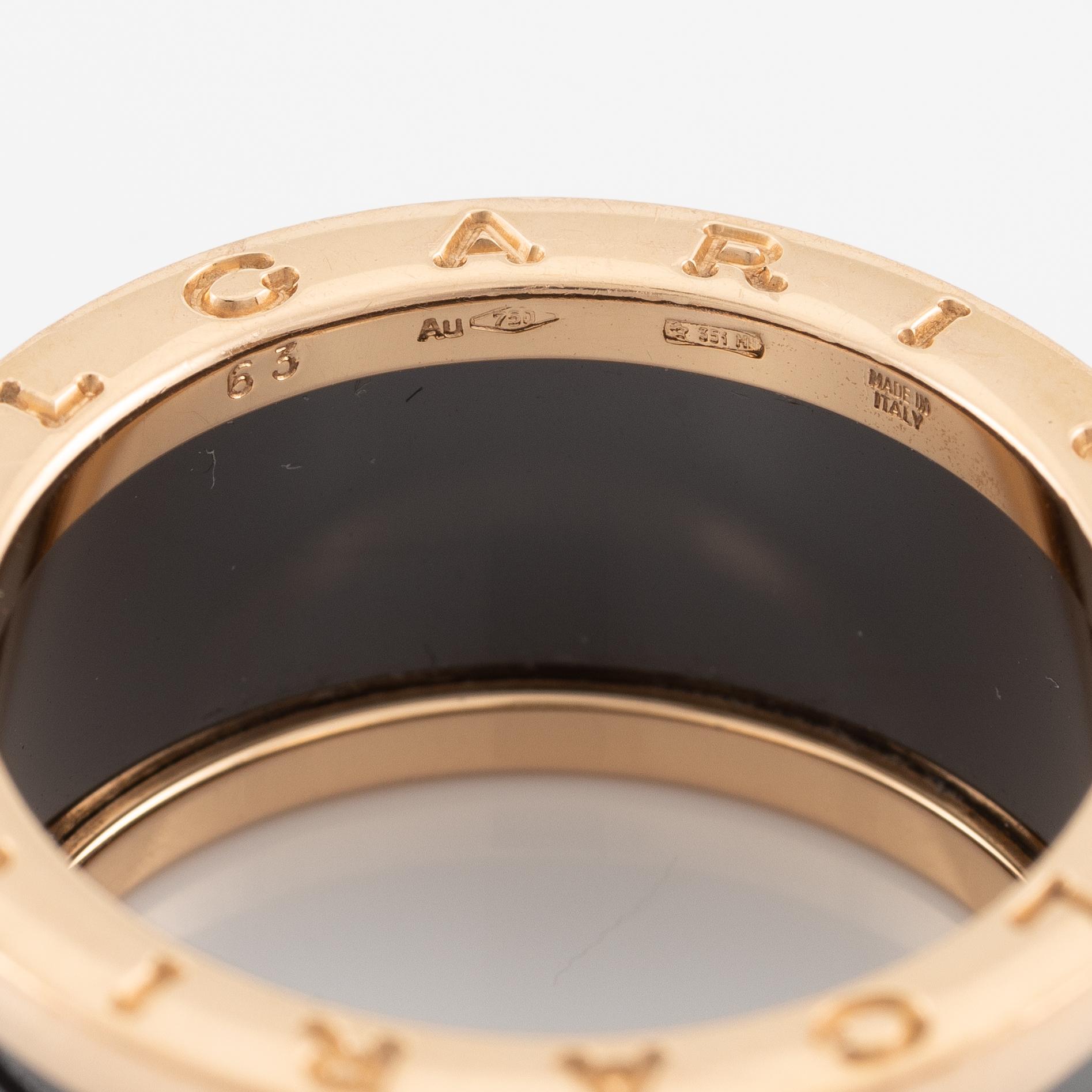 Bulgari ring B.Zero1.