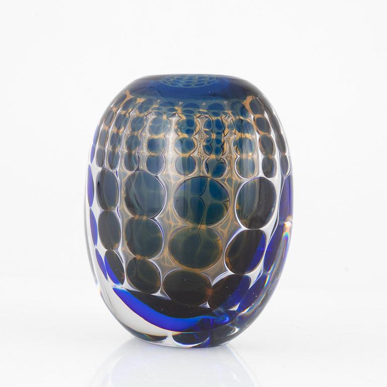 Ingeborg Lundin, an 'Ariel' glass vase, Orrefors, signed and numbered 545.