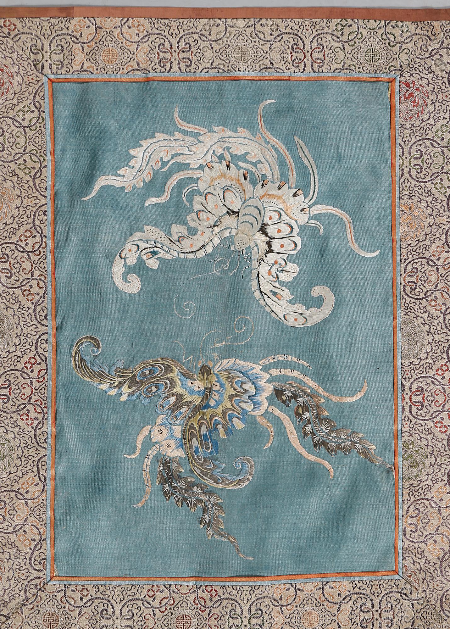 PARTI TEXTILIER, 6 st, Kina, tidigt 1900-tal.