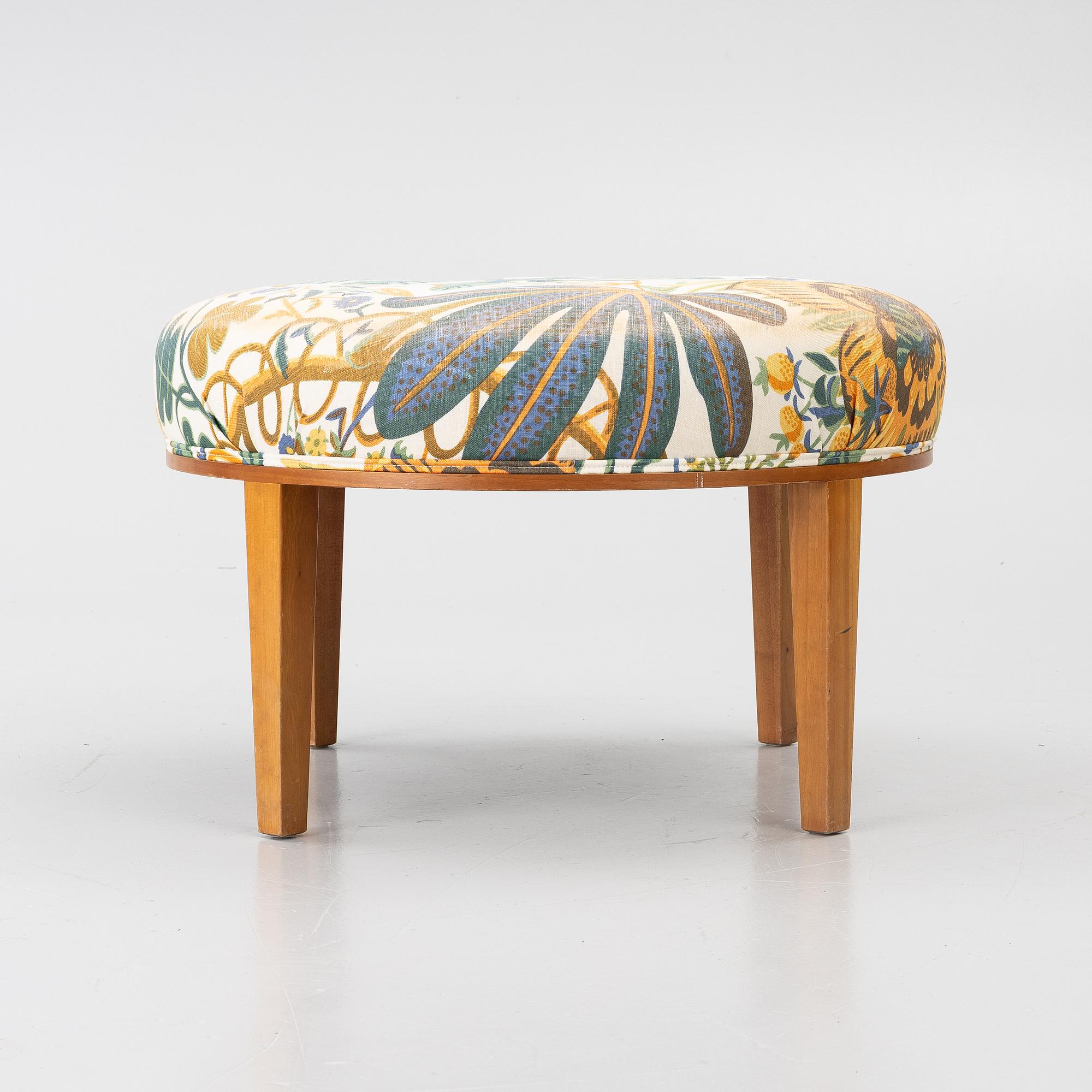 Josef Frank, Stool, model 647, Firma Svenskt Tenn,