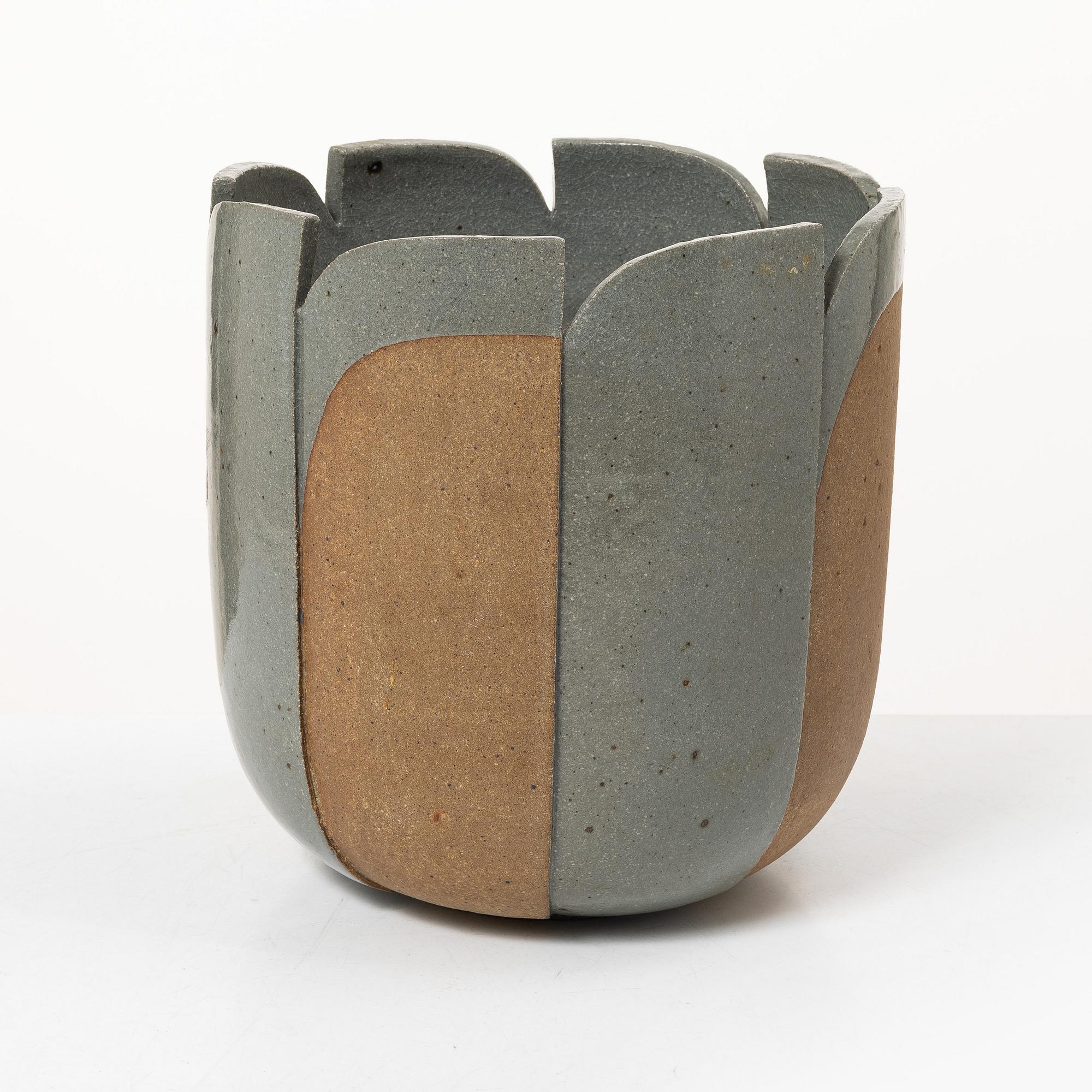 Margareta Hennix, vas, stengods, Gustavsberg Studio.