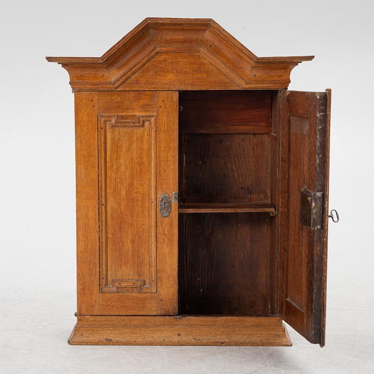 Wall cabinet, 18th-19th century.