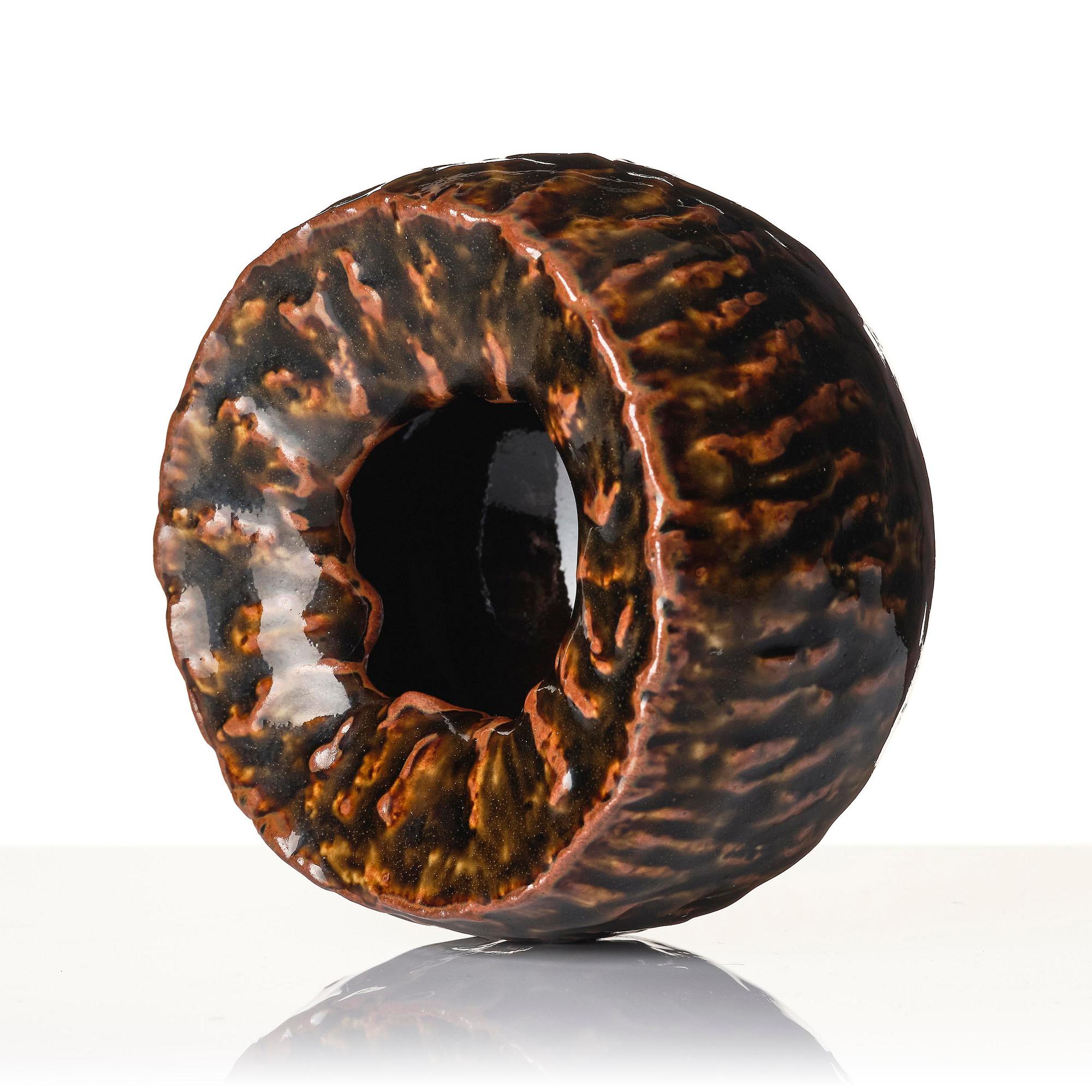 Melike Abasiyanik Kurtic, a stoneware vase, Royal Copenhagen, Denmark 1960s.