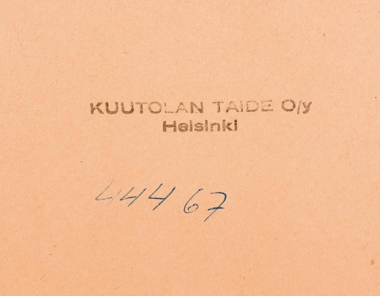 OKÄND KONSTNÄR, akvarell.