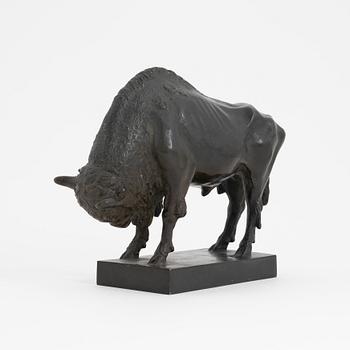 Axel Tson Möller, sculpture. Signed. Foundry mark. Bronze. Height 18 cm. Length 21 cm.