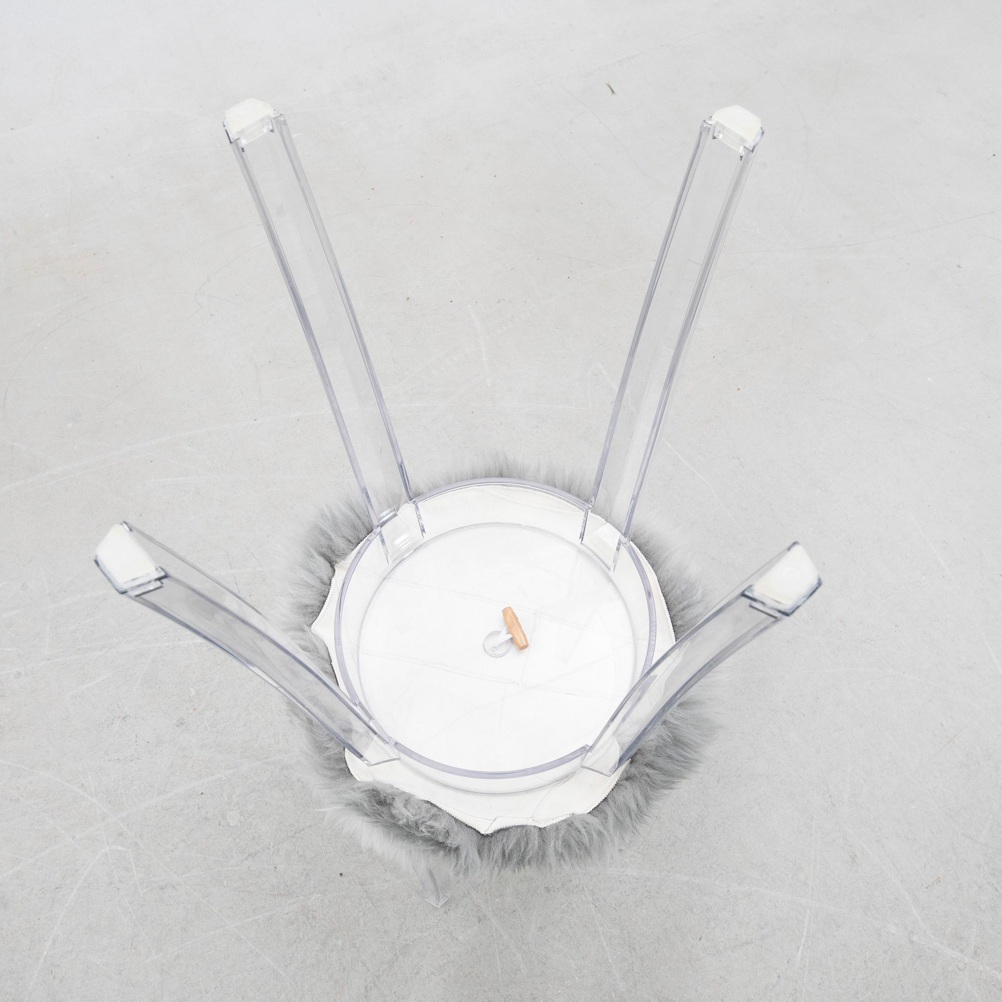 Philippe Starck, paller, ett par, Kartell, ghost.