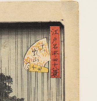 Ando Utagawa Hiroshige, 'Mount Matsuchi'.